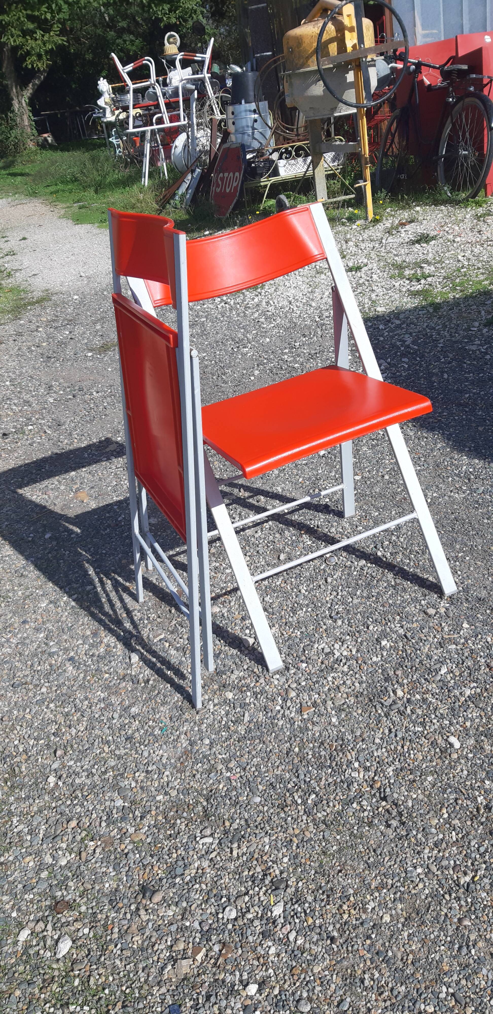 Pair of vintage vhairs by Robby Cantarutti