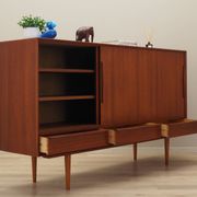 Teak highboard, Danish design, 1960s, production: Denmark