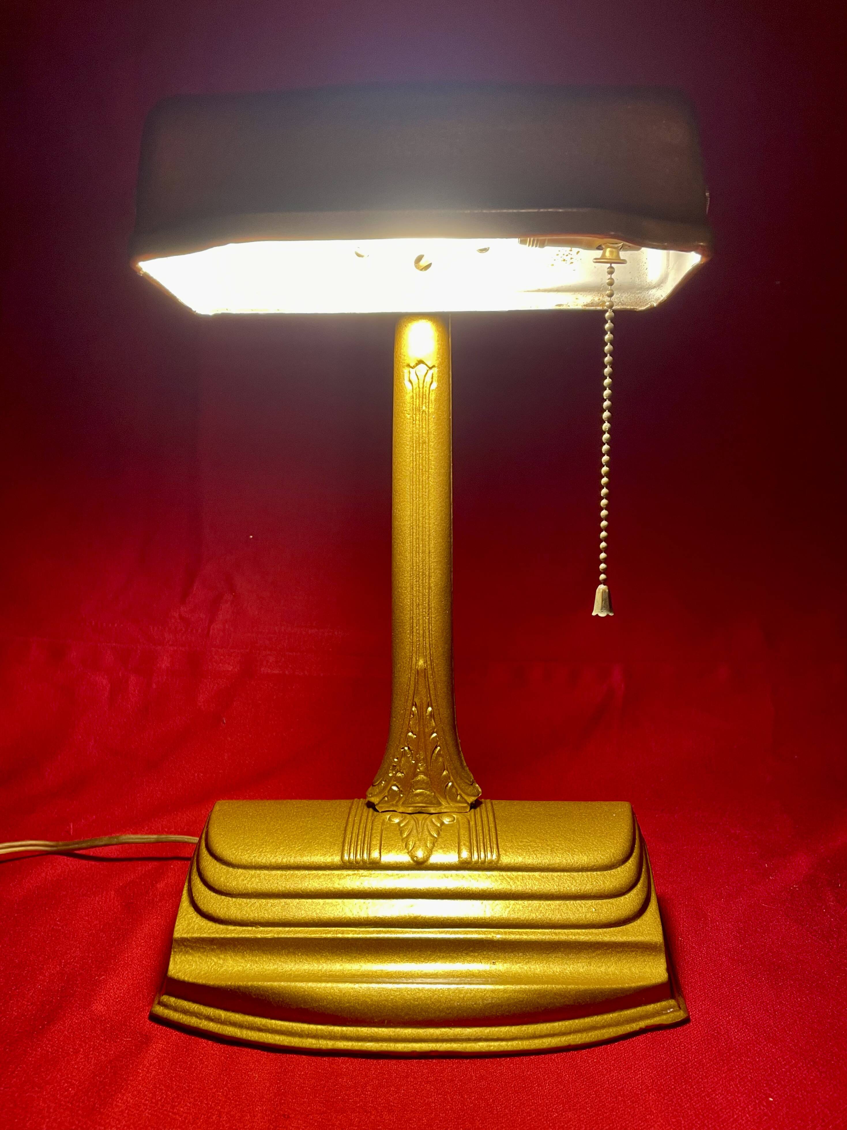 Vintage Art Deco desk lamp from the 1930s