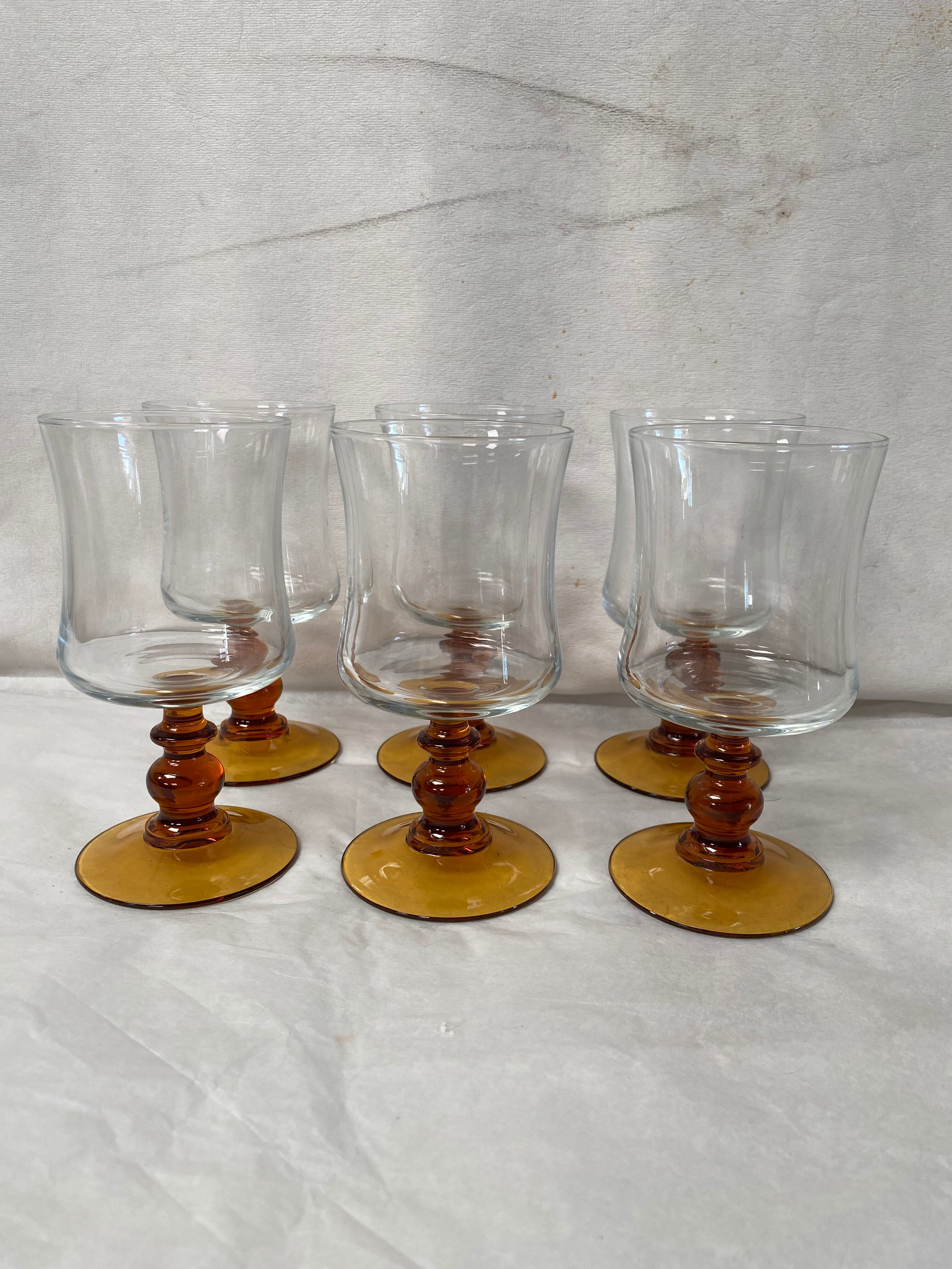 Set of 6 vintage water glasses