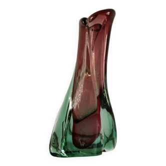 Vase en verre soufflé de Murano