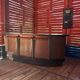 1950s bar in oak and Formica