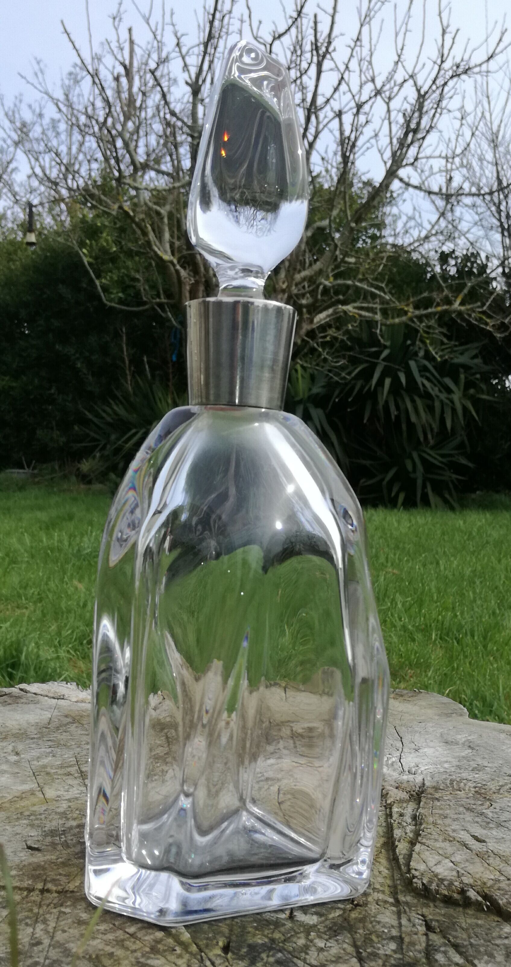 Carafe signed "Daum France" art deco style