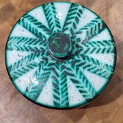 Vallauris ceramic covered pot signed Charles Voltz