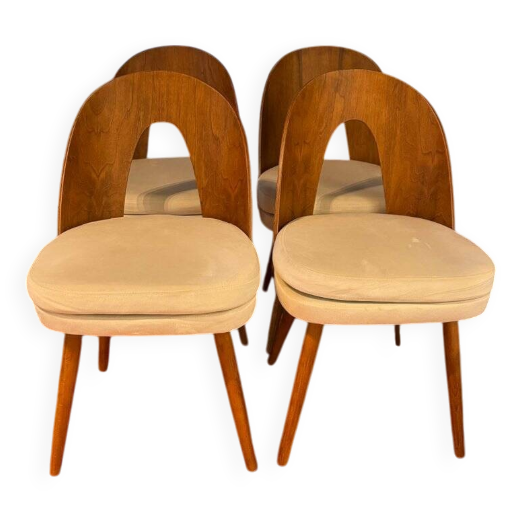Mid-century dining chairs by Antonín Šuman for Tatra Furniture, 1960s, set of 4
