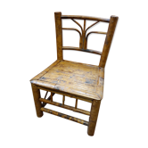 Chaise enfant en bambou art nouveau