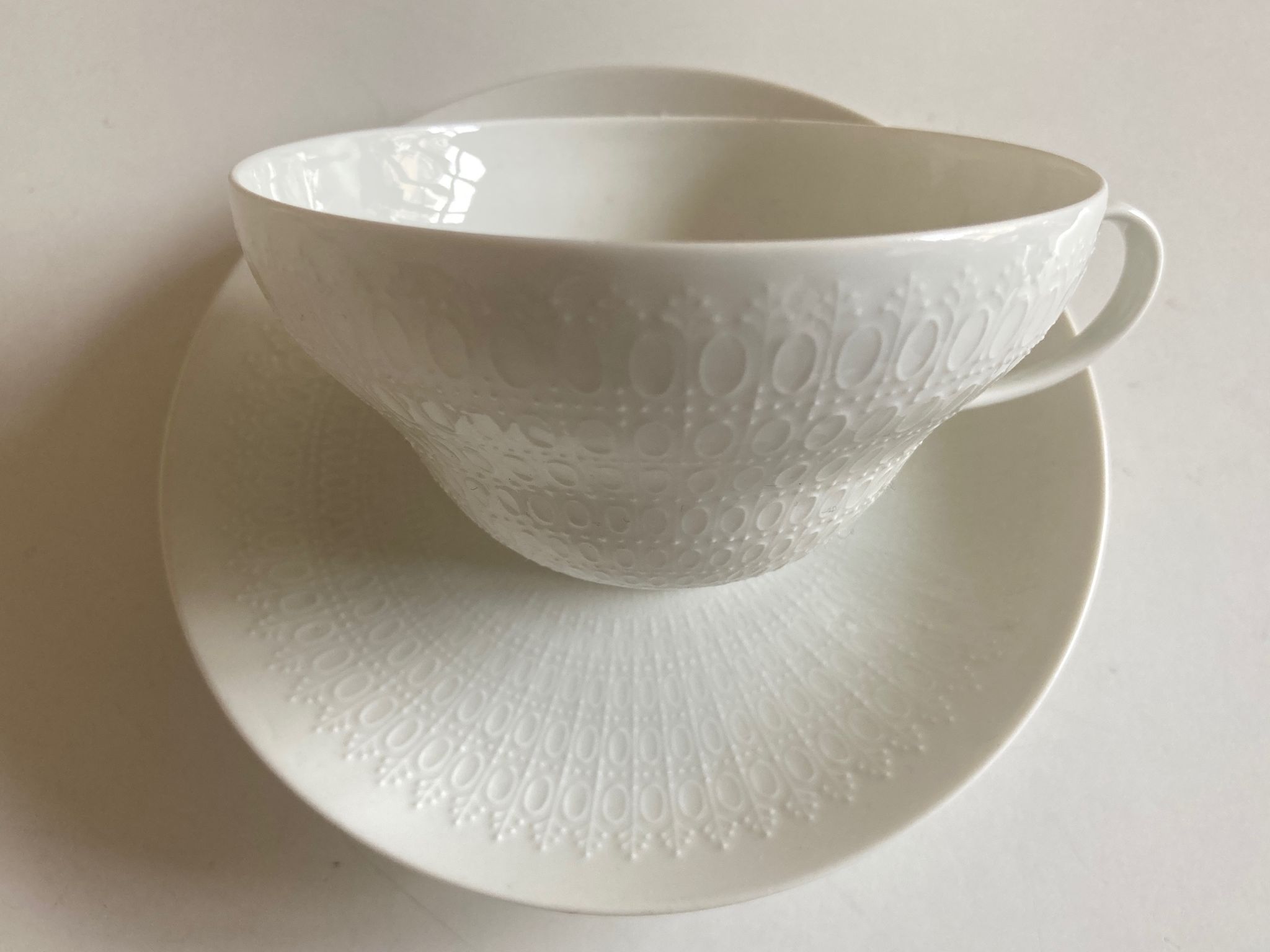 Set of 8 lunches Romance Bjorn Wiinblad for Rosenthal Denmark 1959