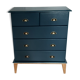 Commode scandinave bleu ganne