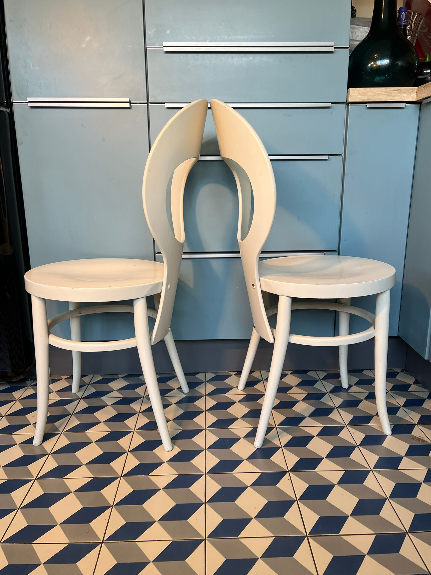 Pair of Baumann seagull chairs