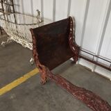 Old cast-iron bed