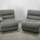1970s Czechoslovak Space Age Four-Piece Sculptural Modular Sofa