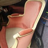 Louis XV style bergère armchair