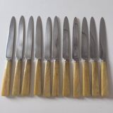 Set de 12 couteaux en bakélite et inox