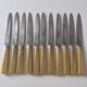 Set of 12 bakelite and stainless steel knives