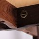 Secretary - Hand polished birch & intarsia - 2 drawers - 1840s