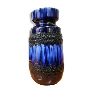 vase west germany bleu