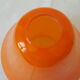Old vintage orange glass suspension