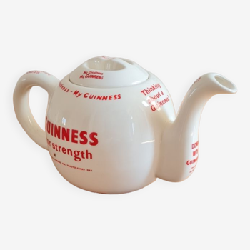 Guinness earthenware advertising teapot