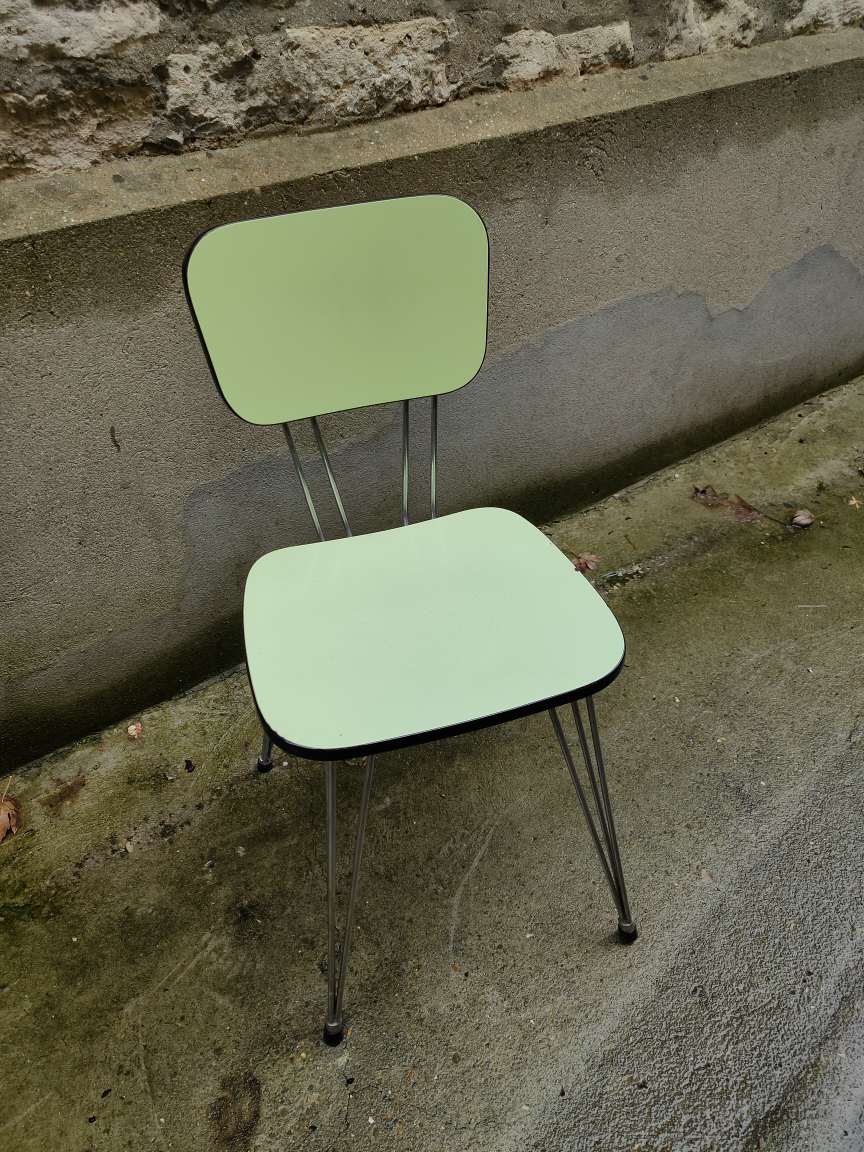 Set table - Chair - Stool formica Vintage
