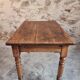 Table française ancienne en noyer – Table de cuisine ou bureau du XIXe siècle avec tiroir (100 × 64 × 74 cm)