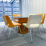 Tobia & Afra Scarpa - glass dining table "Tobia Alto"