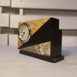 JAZ Quartz Clock Art Deco Marble Style - Table Clock
