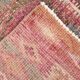 3x13 Rug For Entrway Pale Red Vintage Turkish Runner Rug, 84x394Cm