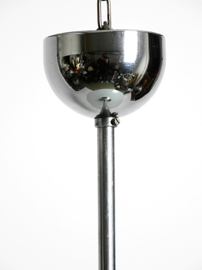 Pendant lamp opaline 1930 XXL