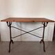 Oak bistro table