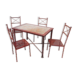 Garden table and chairs set