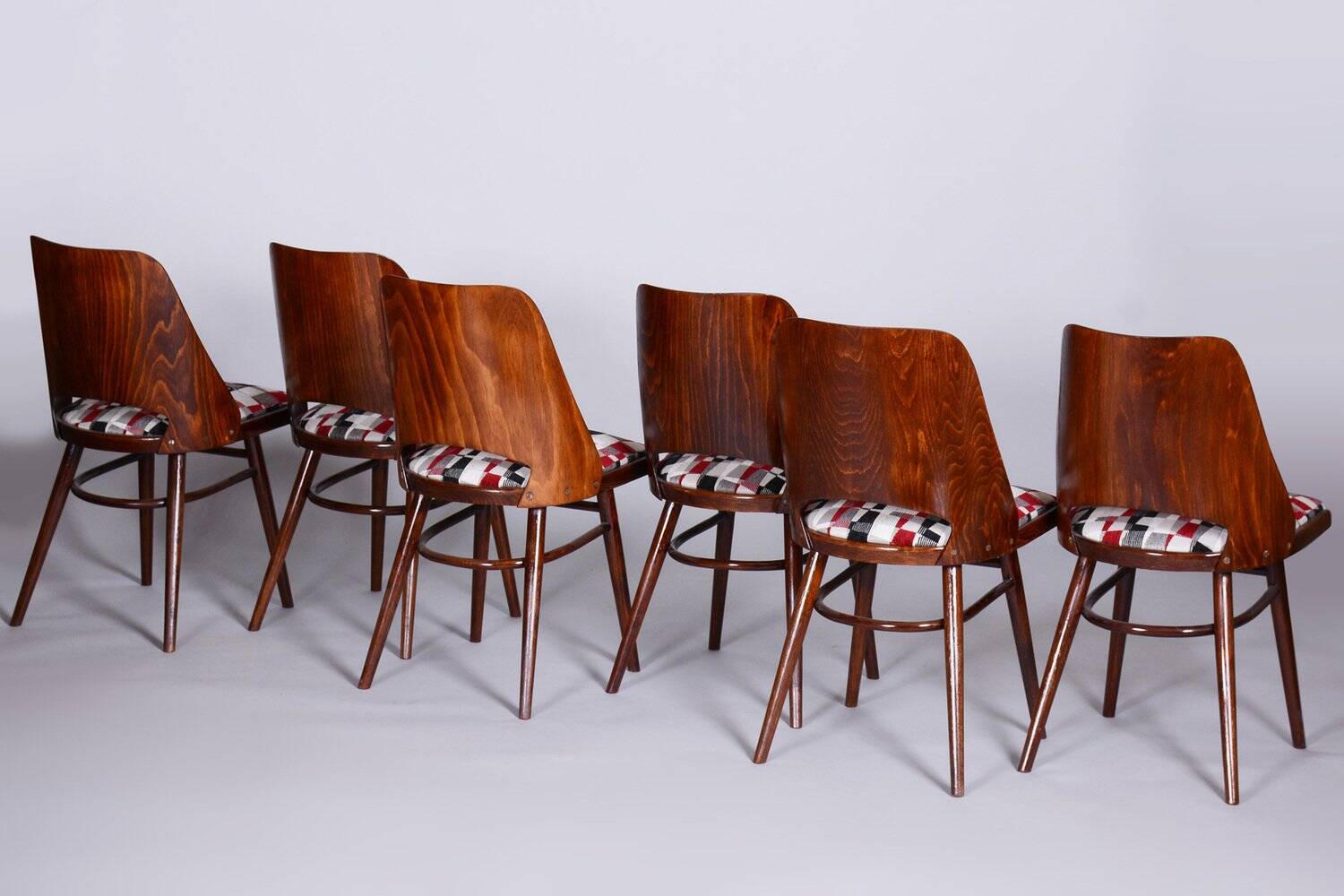 Mid-Century Chairs in Beech by Oswald Haerdtl, 1950s, Set of 6
