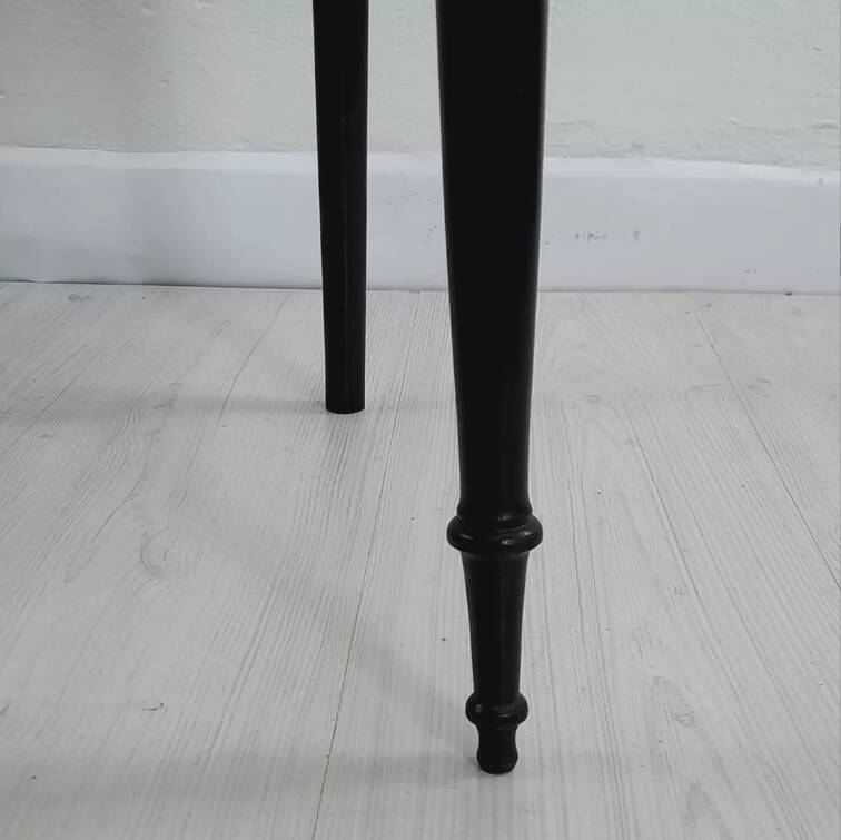 Pair of chiavarine chairs 40/50s high backrest