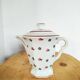 Cafetière ancienne fleurie
