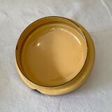 Vintage 1950 yellow enamelled milk pot