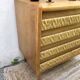 Commode bois et rotin 60’s