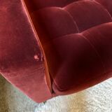 Knoll velvet sofa