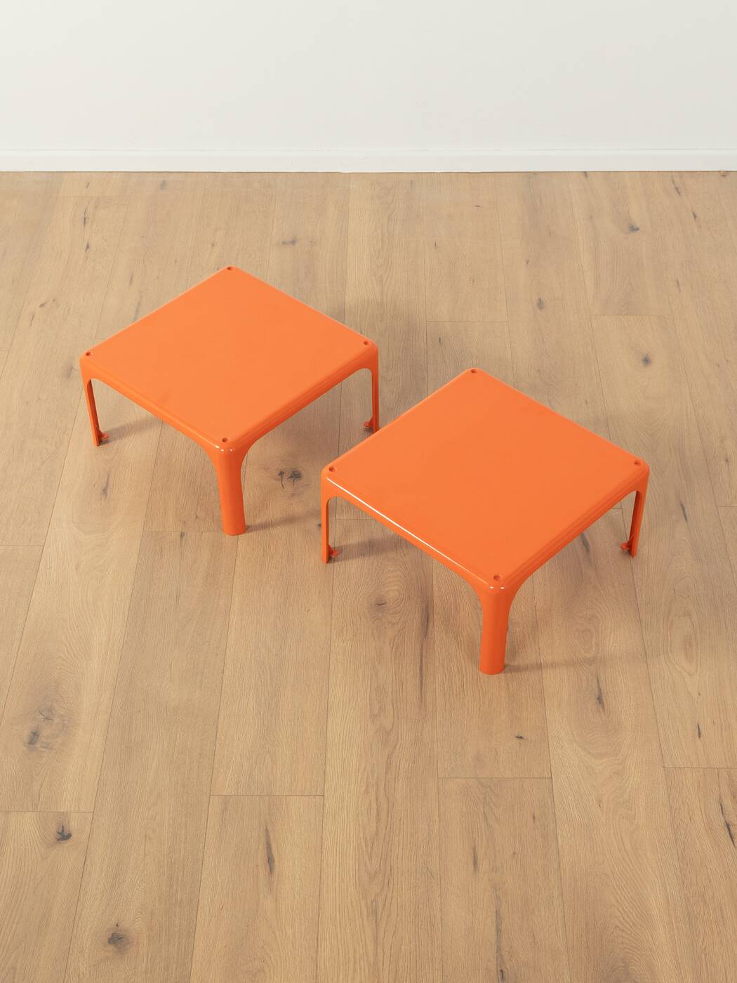 1960s DEMETRIO 45 side tables, Vico Magistretti, Artemide