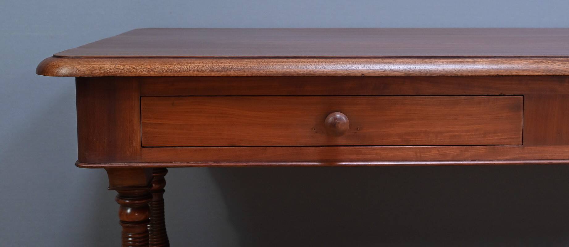 Mahogany Desk Table, Louis-Philippe period – 1st half of the 19th century