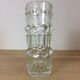 Roll vase by Frantisek Peceny for Sklo Union in pressed glass.