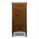 Small rosewood chiffonnier in transitional style.