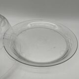 Old chiseled crystal dessert bell