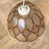 Mother-of-pearl "Petals" pink pendant