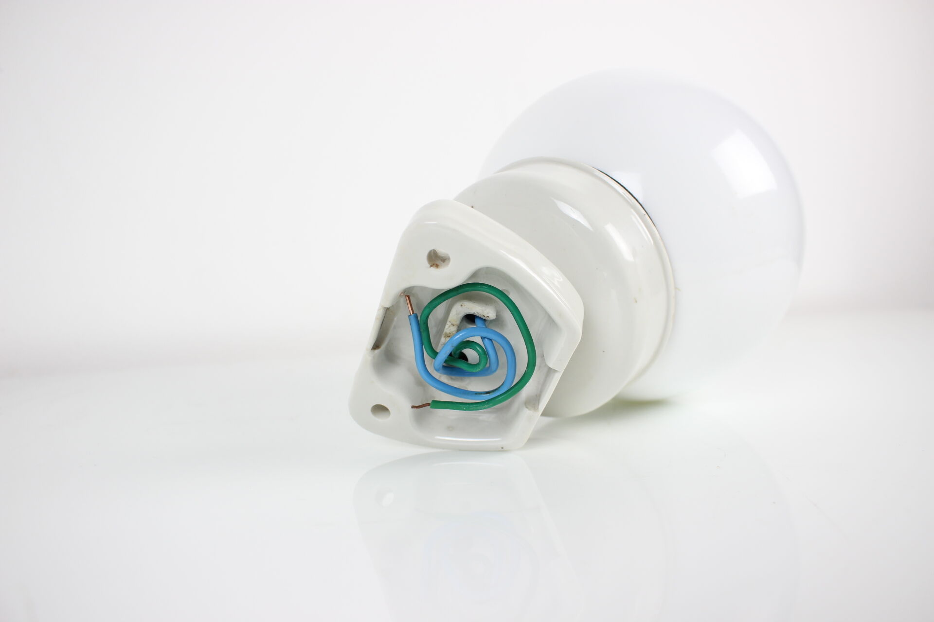 1960's Wall Lamp Porcelain and Glass, Czechoslovakia