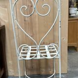 Iron and glass garden furniture