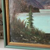 Large 20th century oil on canvas signed J. Beyly