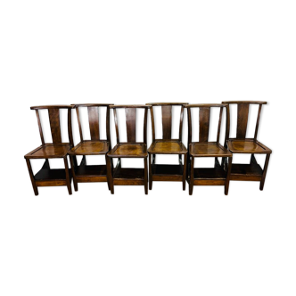 6 chaises « prie Dieu »