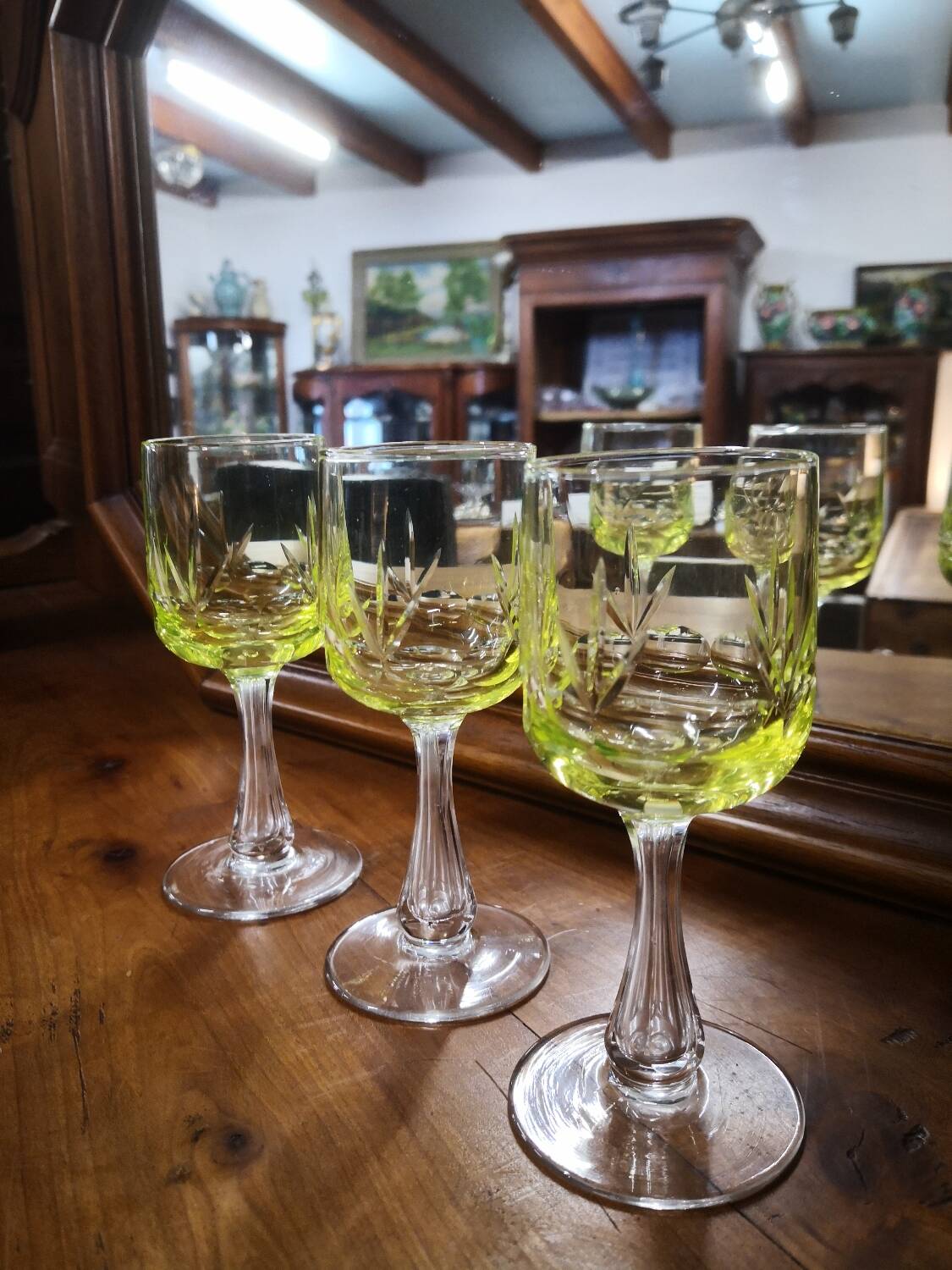 Set of 3 uraline glasses