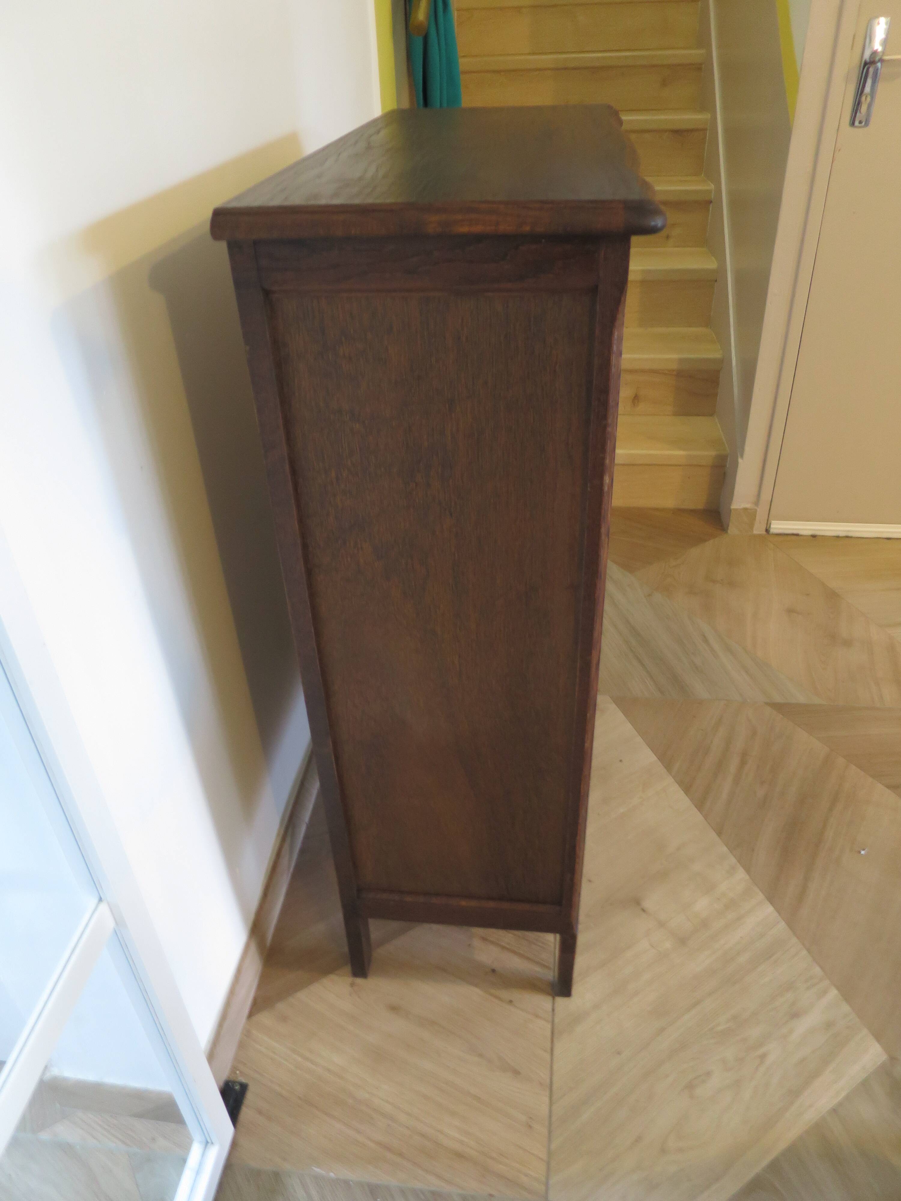 Beautiful oak Bibus - 3 levels - Louis XV style