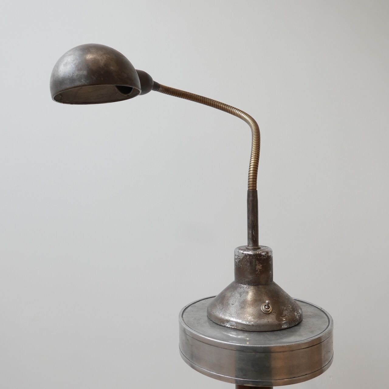 French industrial adjustable task lamp