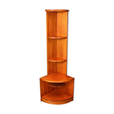 Etagère d’angle design scandinave en acajou 1960